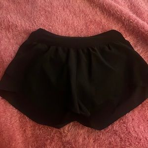 black stretchy athletic shorts, size extra small, flowy